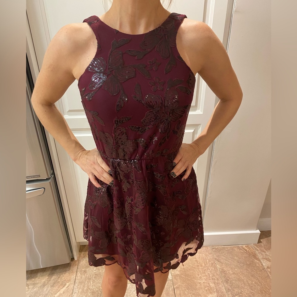 Soieblu purple dress. Size Small